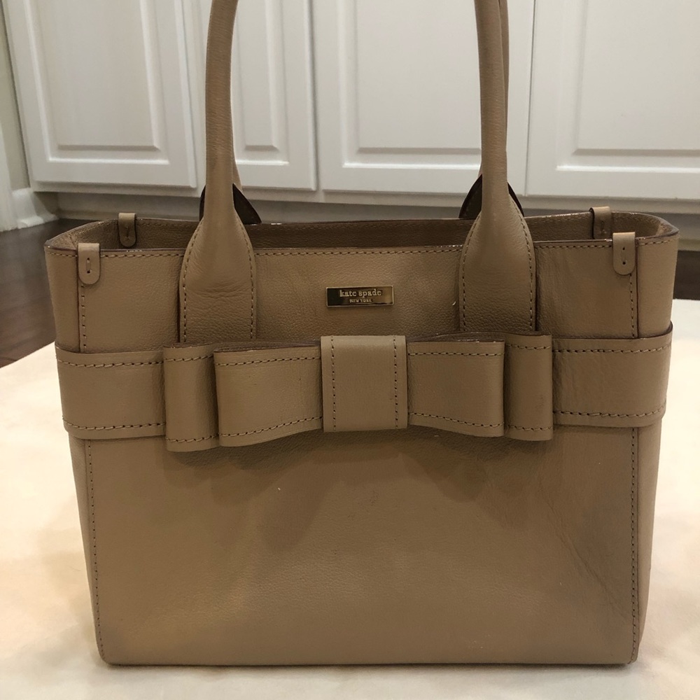 Kate Spade tan leather purse